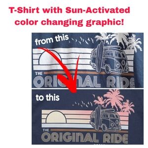 Del Sol Nassau Bahamas Color Changing Graphic Tee "The Original Ride"  Small